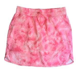 Pink Tie-Dye Women's Active Skirt XL Susan G. Komen Earth Yoga with Shorts